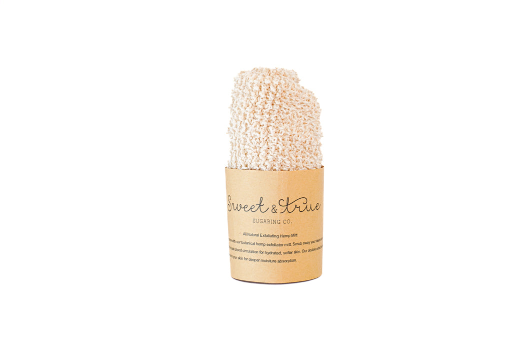 All Natural Exfoliating Hemp Mitt