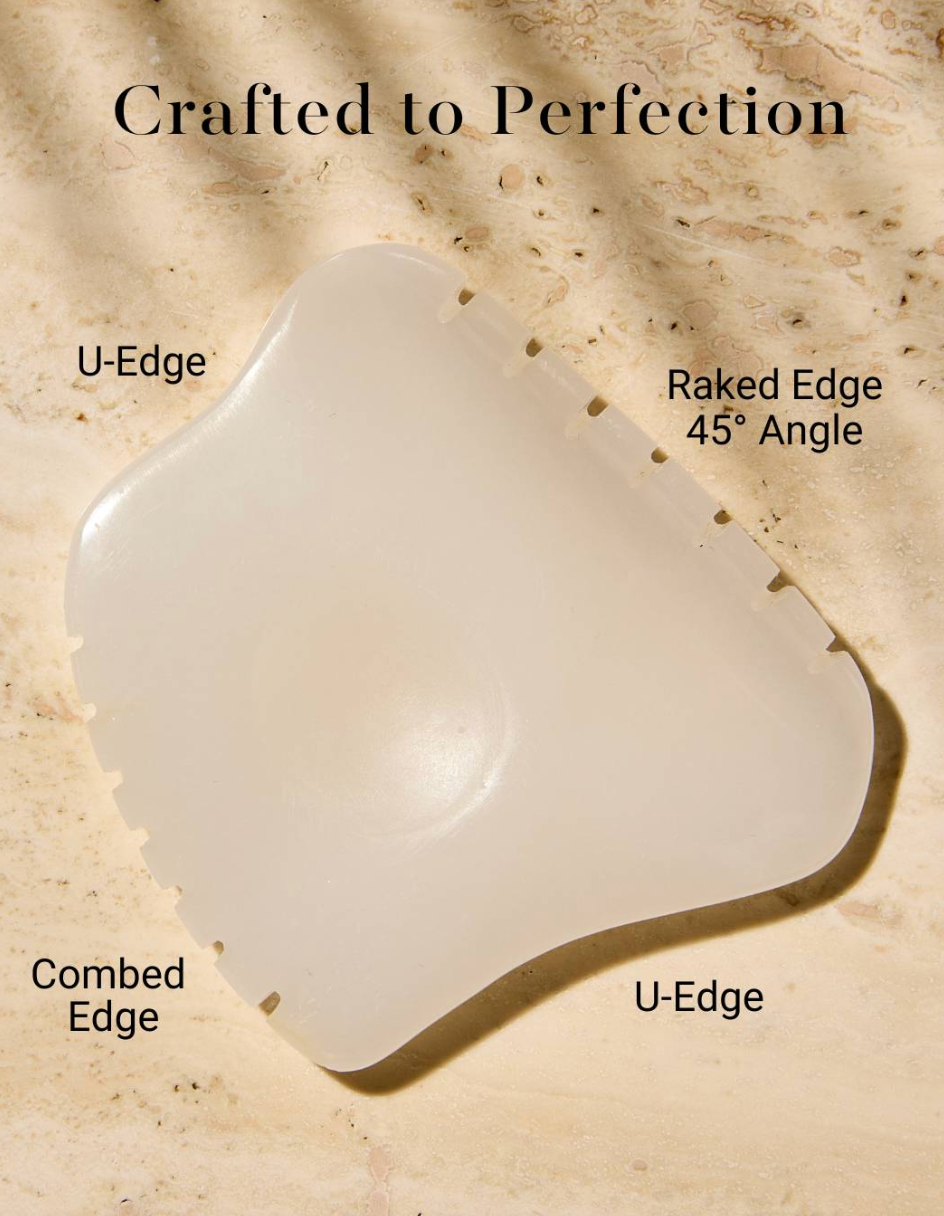 White Jade Gua Sha Stone